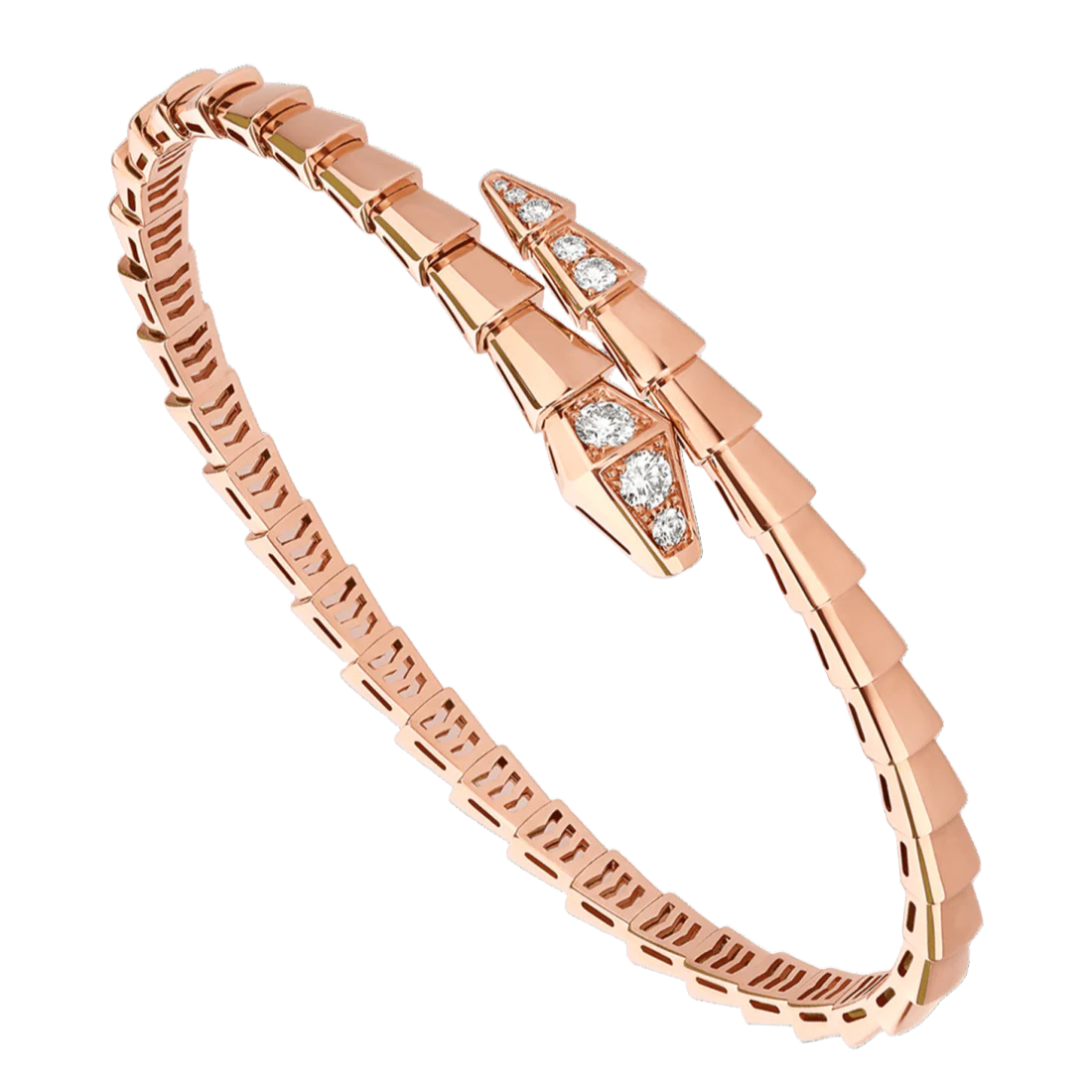 COBRA SINGLE DIAMOND HEAD BRACELET