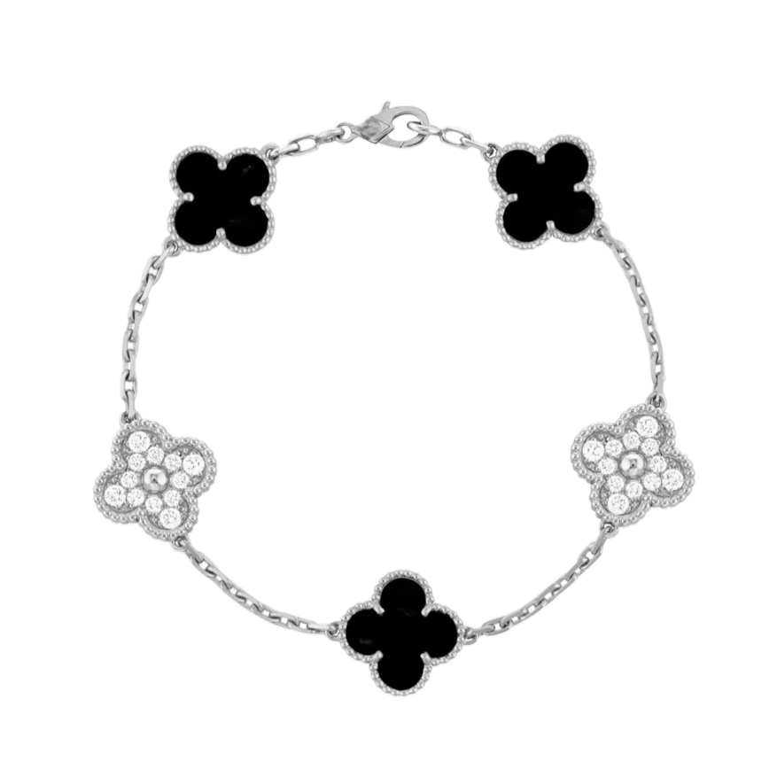 5 FLOWERS DIAMOND BRACELET