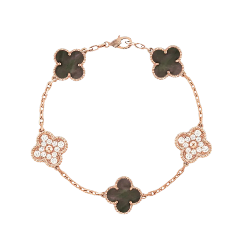 5 FLOWERS DIAMOND BRACELET