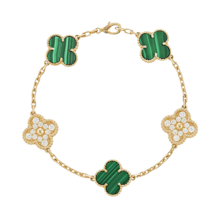 5 FLOWERS DIAMOND BRACELET